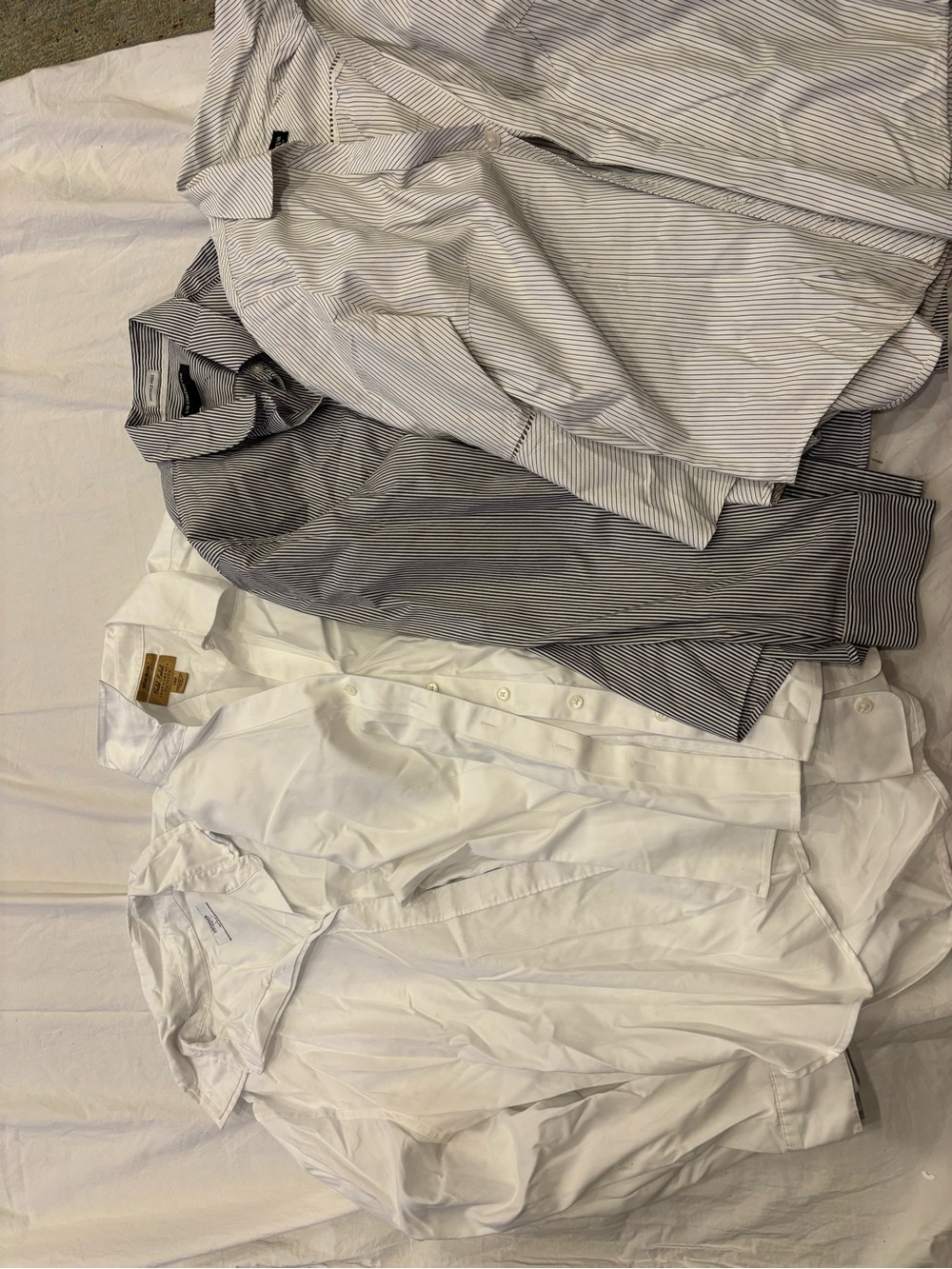 Women’s White and Gray Dress Shirts - Classic Button-Up Styles